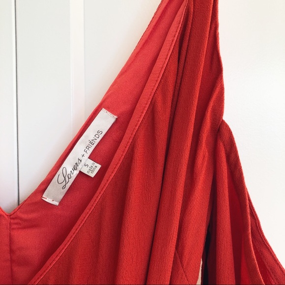 NWT Lovers + Friends Love Letter Wrap Dress - Picture 5 of 6